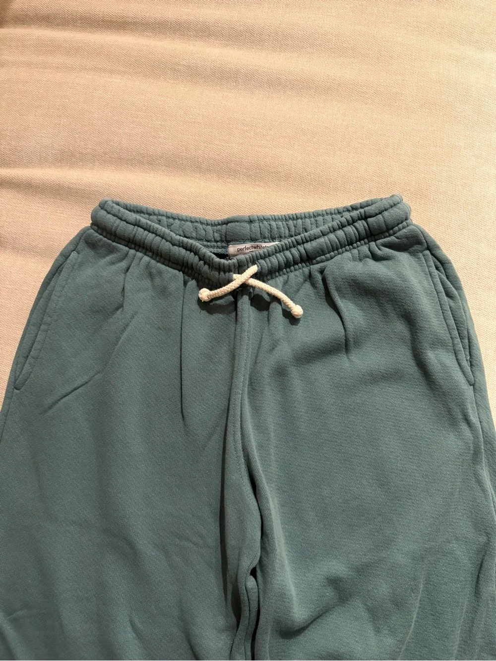 perfectwhitetee Teal Cozy Fleece Lounge Pants - Picture 2 of 3